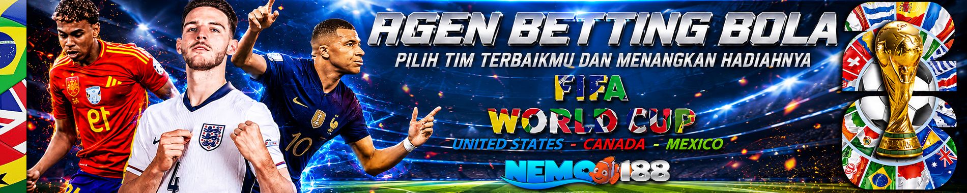Nemo188 Situs Betting Online Terpercaya Piala Dunia 2026